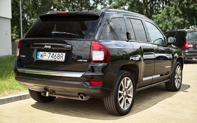 Jeep Compass cena 33700 przebieg: 239000, rok produkcji 2013 z Płock małe 781